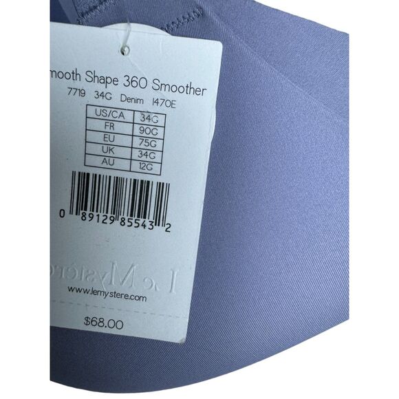 Le Mystère Smooth Shapen 360 Smoother Bra Women's Size 34G - Picture 11 of 16